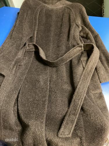 Зимнее пальто № 42 с альпакой и мохером. (фото #3)