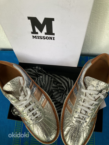 Новые кожаные кроссовки MMissoni 41 (фото #5)