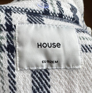 House ruuduline pluus M suurus (oversized) (5 foto / 5)