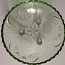 Tarbeklaas roheline kolmjalgkauss, vaas (foto #3)