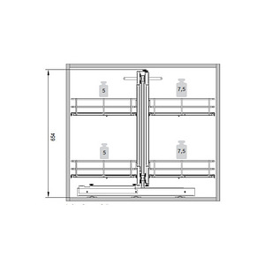 REJS Maxima Silva Corner Comfort 1000 Right Side Grey (2 foto / 3)