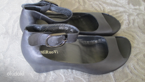 Nahast Miruovi kingad, 40, uued. (foto #1)