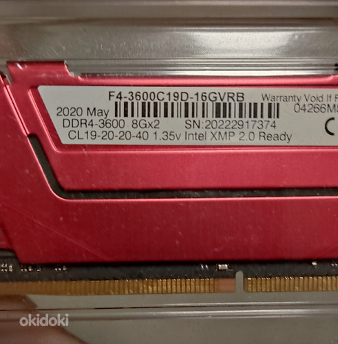 DDR4 3600 8gb (фото #1)
