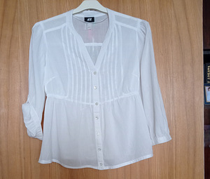 Puuvillane pluus HM , suurus 34 (XS) (1 foto / 2)