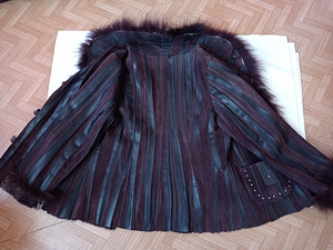 Naturaalne lambanahkne jope - suurus L-XL (9 foto / 10)