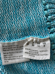 Женский джемпер р M(12 UK),45% cotton.рукав 3 четверти,цвет (8 фото из 8)