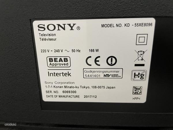 Sony bravia 4K 55xe8096 SMART TV (foto #3)