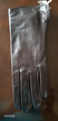 Женские перчатки из овечьей кожи 6.5 новые (фото #1)