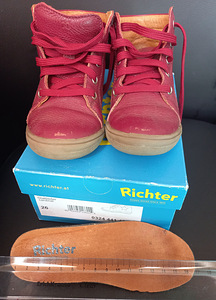 Кожаные ботинки Richter, размер 26