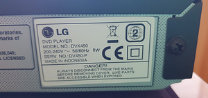 DVD плеер LG DVX 450 (2 фото из 2)