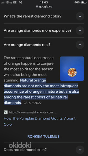 Vivid orange diamond (foto #9)