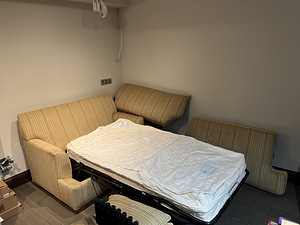Sleeper Sofa with Leg Rest Poof (6 foto / 7)