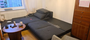 Большой угловой диван-кровать