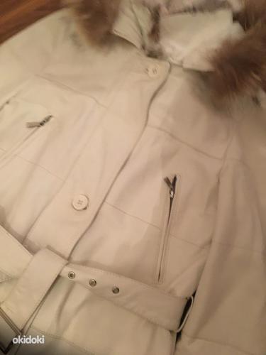 Кожаная длинная куртка (пальто) inspireRino & Pelle, размер 36 (фото #2)