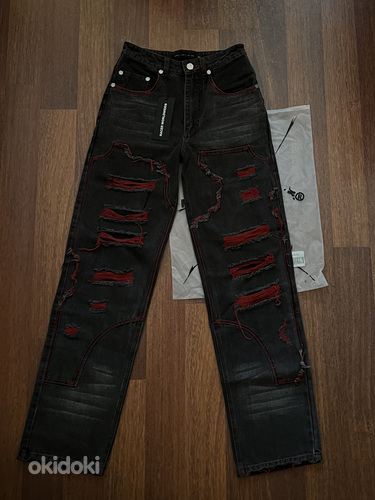 Racer worldwide black misty jeans (фото #2)