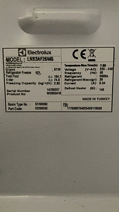 Electrolux No Frost külmkapp (7 foto / 7)
