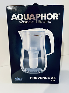 Filterkann Aquaphor Provence 4,2L, must + A5Mg filter (1 foto / 4)