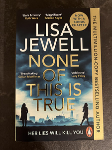 Raamat Lisa Jewell - None of this is true (1 foto / 3)
