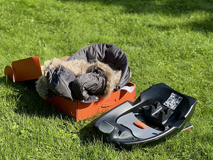 Продам коляску STOKKE XPLORY X, королевский синий + аксессуа (10 фото из 10)