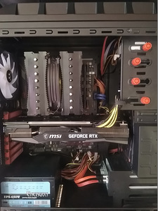 I5-6600/H270/16GB RAM/SSD 128GB/HDD 320GB/RTX 3060TI 8GB (7 foto / 10)