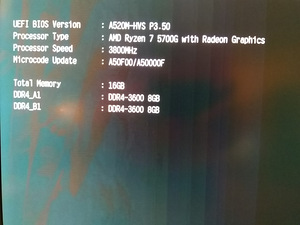Ryzen 7 5700G/A520M/16GB RAM/SSD 512G/HDD 2TB/RTX 3060TI 8GB (8 foto / 10)