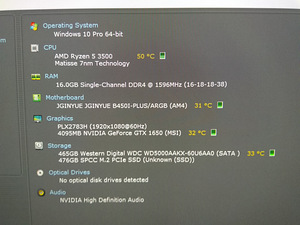 Ryzen 5 3500/B450I/16GB RAM/SSD 512GB/GTX 1650 OC 4GB/ITX (2 foto / 10)