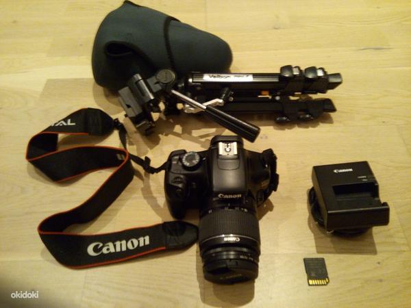 Canon Eos 1100D + Canon EFS 18-55mm + Velbon mini F (фото #1)