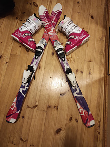 Mäesuusakomplekt 120 cm + saapad nr 37 (23,5) (1 foto / 6)