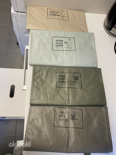 Новые пакеты для разделения мусора из Зары. (фото #1)