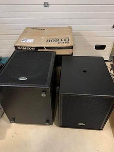 Samson 18” aktiiv subwoofrid (2 foto / 2)