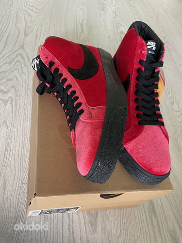Nike SB Zoom Blazer Mid ISO RED (фото #3)