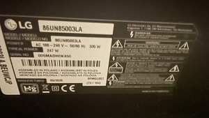 Teler 86” LG 86UN85003LA - 4K Ultra HD HDR Smart LED TV (2 foto / 2)