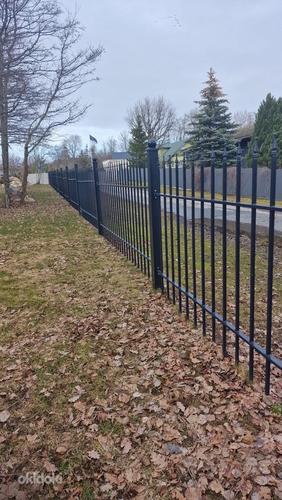 Панель ограждения, металлический забор (640пг.м) цинк+краска (фото #6)