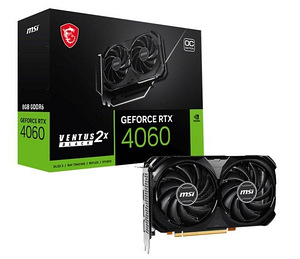 MSI VENTUS 2X BLACK OC GeForce RTX 4060 8 GB videokaart (1 foto / 1)