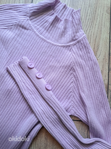 Новое светло-фиолетовое свитер-платье (S/M) (фото #6)