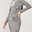 Новое тёмно-серебряное, блестящее платье (S) (фото #2)
