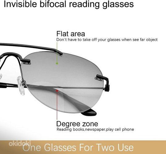 Бифокальные солнцезащитные очки с защитой UV400. 2 шт. (фото #3)