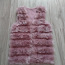 Розовый меховой жилет (фото #1)