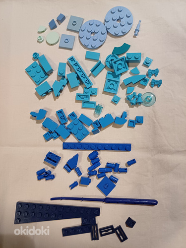 Розовые/фиолетовые/синие блоки Lego friends (фото #3)