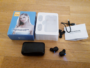 Bluetooth kõrvaklapid TWS akupangaga. (3 foto / 6)