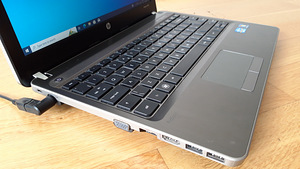 HP ProBook 4330s i3-gen2/6GB/500GB + arvutikott (5 foto / 10)