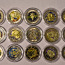 Värvilised EURO 2 mündid (foto #1)