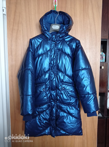 Зимнее пальто на девочку подростка р 158 (фото #10)