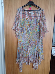 Zara naiste paisley siidist kleit, M (2 foto / 6)