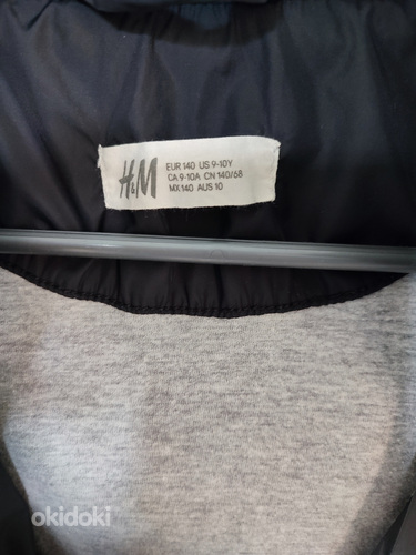 H&M куртка на подкладке 140см (фото #2)