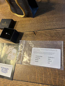 Ilus kuldsõrmus teemantiga. 0.25ct (4 foto / 7)