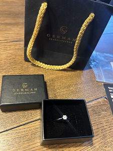 Ilus kuldsõrmus teemantiga. 0.25ct (6 foto / 7)