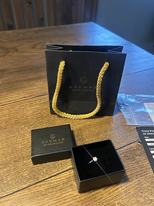 Ilus kuldsõrmus teemantiga. 0.25ct (7 foto / 7)