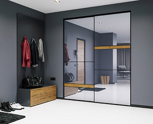 Раздвижные двери с ультратонким профилем SlimLine (2 фото из 6)
