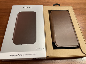 Ehtsast nahast ümbris iPhone 12 mini NOMAD Rugged Folio (3 foto / 6)